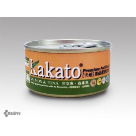 Kakato 三文魚 + 吞拿魚 70g （1罐）